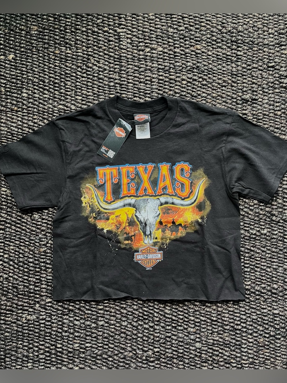 Harley Davidson Texas Cropped Tee